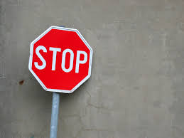 foto van stop-bord