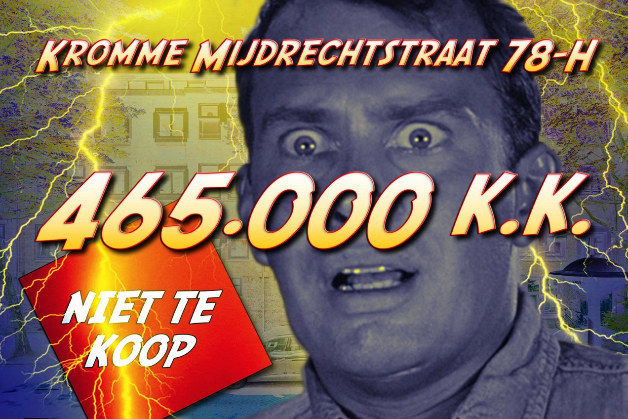Affiche Kimbel Bouwman voor Niet Koop flitsactie 218 - De Alliantie verkoopt stug door in Amsterdam Zuid