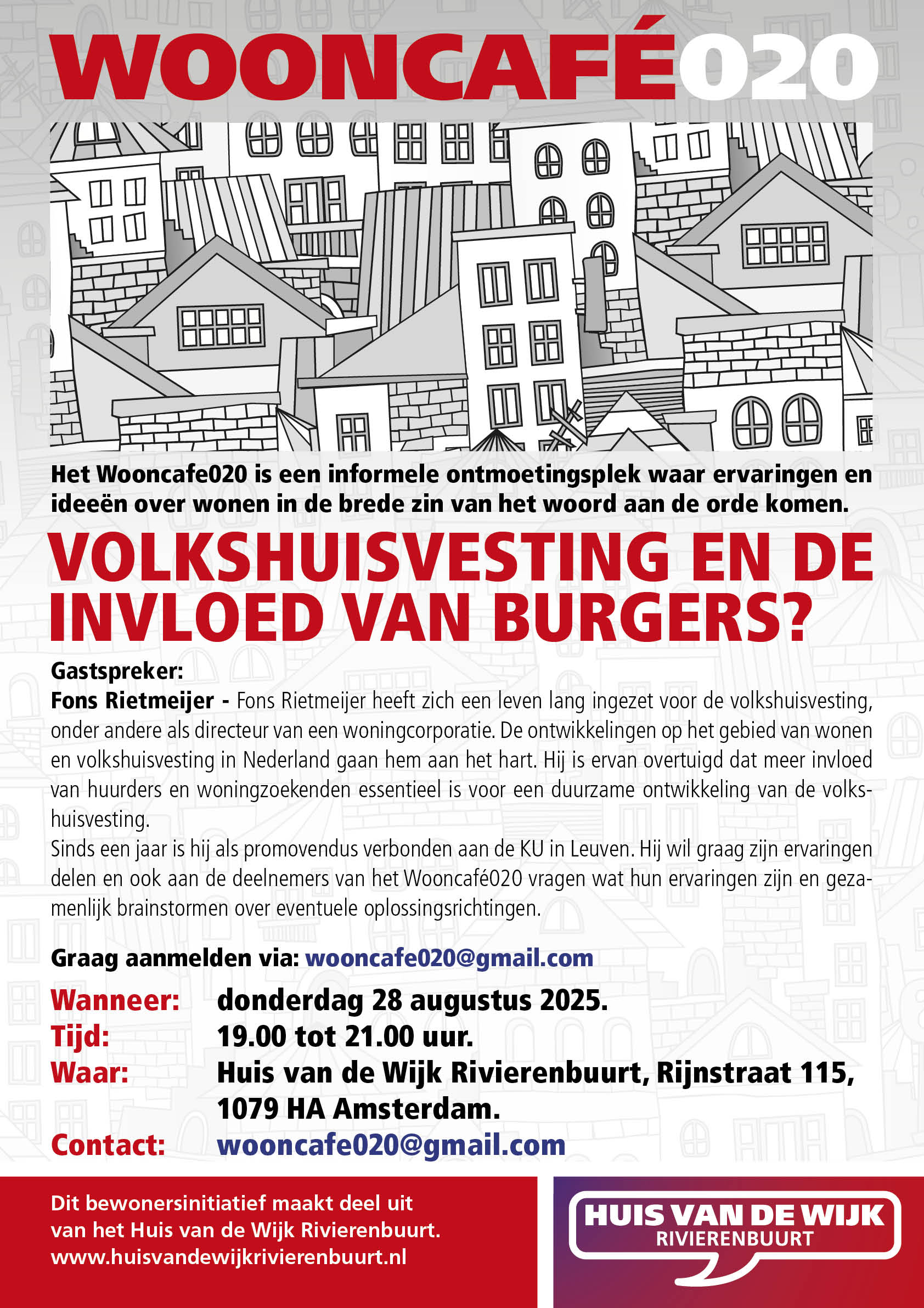 Flyer wooncafe 25 augustus 2025