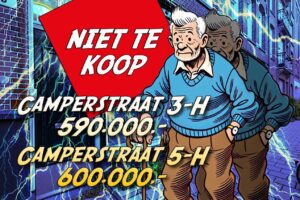 Dat Kuifje op zijn 96ste niet meer thuis kan blijven wonen, komt niet alleen maar door een combinatie van ouderdomsgerelateerde factoren. Affiche Kimbel