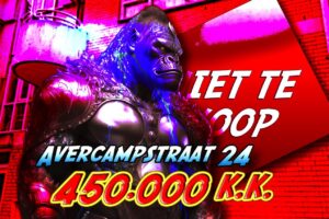 Affiche flitsactie 234 Niet Te Koop, door Kimbel