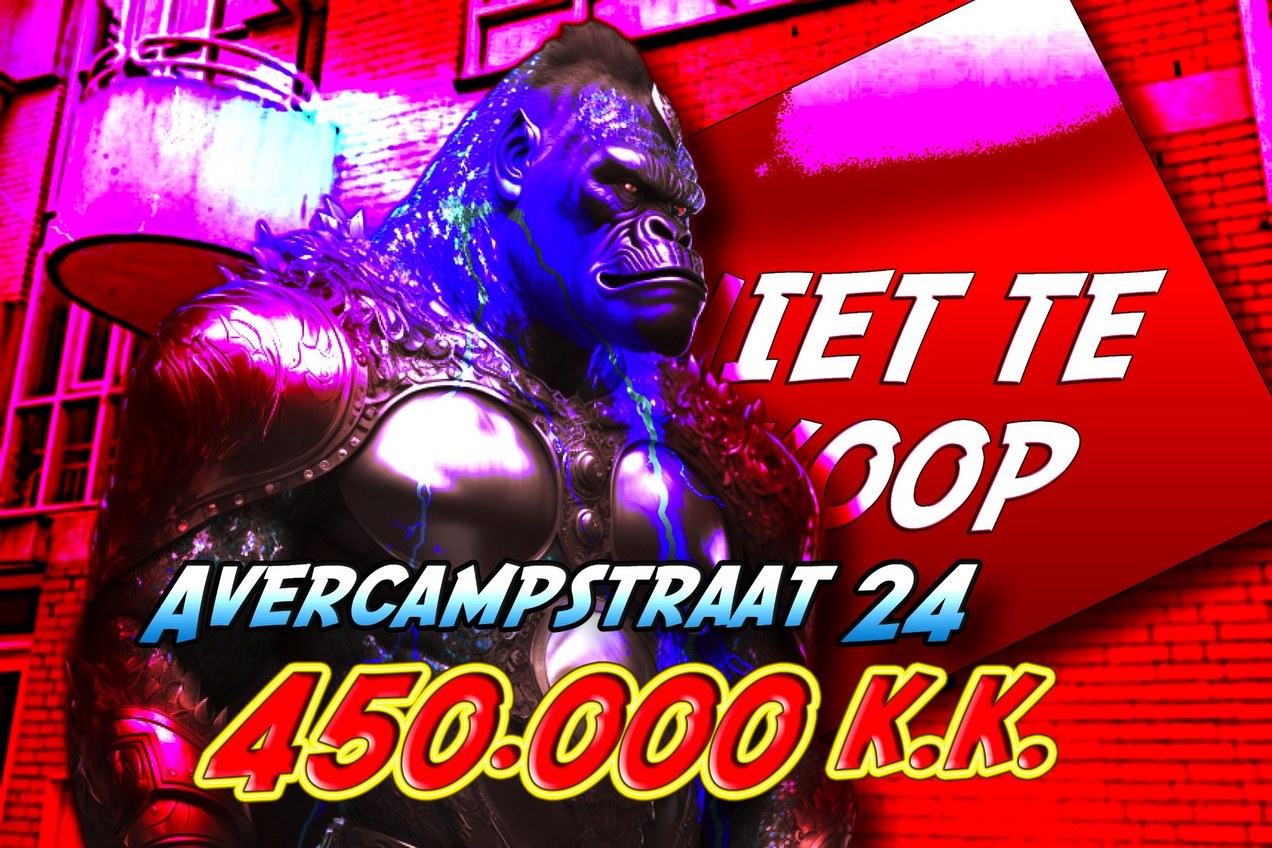 Affiche flitsactie 234 Niet Te Koop, door Kimbel