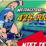 Mike de Mangelaar sloot zich onlangs aan bij Niet Te Koop nadat hij zich eerder, vermomd als zogenaamd potentiële koper, had geprobeerd toegang te verschaffen tot het verkoopproces bij de makelaar. De actievoerders confronteerden vastgoedsjacheraar De Key met hun eisen en maakten duidelijk dat de verkoop van het Mesdagperceel onacceptabel was. De Key probeerde de confrontatie te ontwijken en zich aan de situatie te onttrekken, maar leek daarbij tot de orde te worden geroepen door de voorbijfietsende verantwoordelijk D66-wethouder Wonen. Toen De Key uit beeld verdween, mengde zich plots een andere gegadigde in de situatie, die de actie probeerde te ontregelen en het opnam tegen de dwarsliggers. Ondanks de spanningen wist Mike met NTK stand te houden en bleef de boodschap centraal: sociale huurwoningen zijn er om in te wonen, niet om te verhandelen. Affiche Kimbel Bouwman