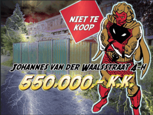 Koperkop heeft geen bovenmenselijke krachten maar draagt een pak dat bestaat uit een versterkte microgaas maliënkolder. De handschoenen zijn uitgerust met vingerschieters die elektrische ontladingen of gifstralen kunnen afgeven. Het pak is ook uitgerust met een aan de pols bevestigde veerbelaste enterhaak, exploderende magnesiumflitsbommen en zuignappen waarmee hij muren en plafonds kan beklimmen. Affiche Kimbel