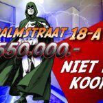 Affiche Niet Te Koop flitsactie 242 - Toen Ymere-huurder Jim Corrigan op weg naar zijn verlovingsfeest door schurken in een ton met cement werd gestopt en het IJ in werd gekieperd, kwam hij even later terug als Aztar, De Wrekende Toorn van de Almachtige. Een van zijn belagers veranderde in een skelet toen die hem aanraakte. Affiche Kimbel Bouwman