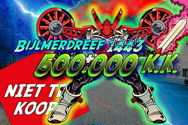 Akuroiyā is een van de vele genetisch gemanipuleerde superkrijgers. Als onderdeel van de ‘eerste generatie’ ontsnapte hij, in tegenstelling tot de rest van zijn soort, met hulp van de roekeloze ruimtepiratenrebel Oziron Rael aan vernietiging en voegde zich bij zijn bemanning. Deze Micronaut kan het met een kristal ingelegd Hauteclaire-zwaard uit subruimte oproepen en ook turbine-aangedreven vleugels activeren. Toen hij zich in de Bijlmer realiseerde dat de helden van de aarde te zwak waren, herinnerde hij zich de aanmoedigingen van zijn vader om zijn rol te omarmen en trok hij zijn groot harnas aan, waarbij hij verklaarde dat hij ‘Superhelden zou verzamelen om Ymer(d)e te verslaan! In groot harnas zal ik ook hen hullen en met de machtigste kanonnen zullen ze bewapend zijn!’ Affiche Kimbel Bouwman