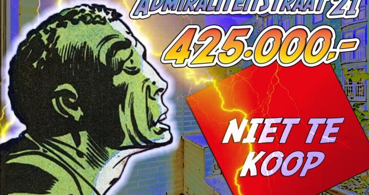 Affiche Niet Te Koop flitsactie 249