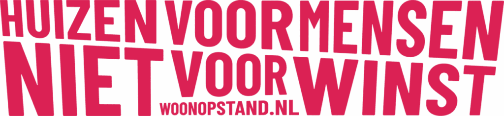 HUIZEN VOOR MENSEN
NIET VOOR WINST
woonopstand.nl