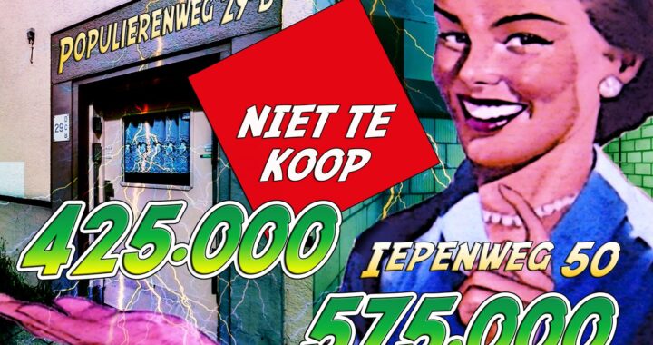 Niet Te Koop Flitsactie 253 - Affiche Kimbel Bouwman